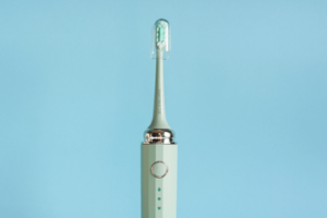 Electric toothbrush in Wolverhampton dental practice for good dental hygiene